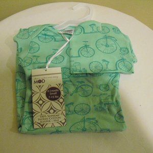 Mod & Swad NEW BABY Sleeper Gown & Hat 0-3 mo.